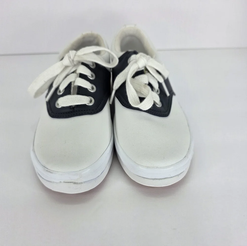 Keds Kid's School Days II Lace-up Saddle Shoe Uniform Oxford Leather Size 12.5M